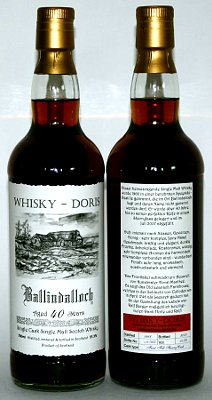 Ballindalloch 40 Jahre Whisky-Doris