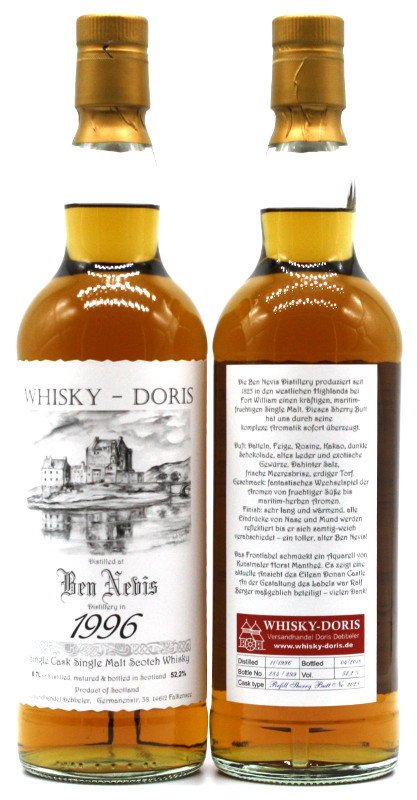 Ben Nevis 21 Jahre 1996 Whisky-Doris refill Sherry Butt
