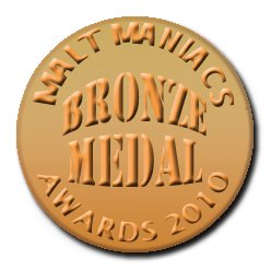 Bronze Medal Winner Malt Maniacs Awards 2011