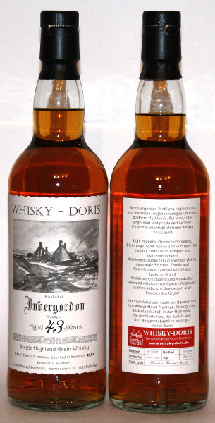 Invergordon 43 Jahre 1972 Whisky-Doris