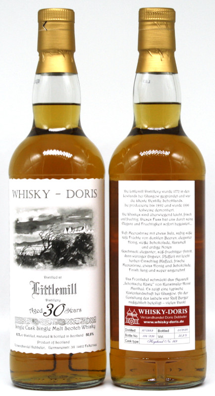 Littlemill 30 Jahre Whisky-Doris