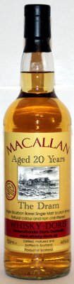 Macallan 20 Jahre The Dram Whisky-Doris