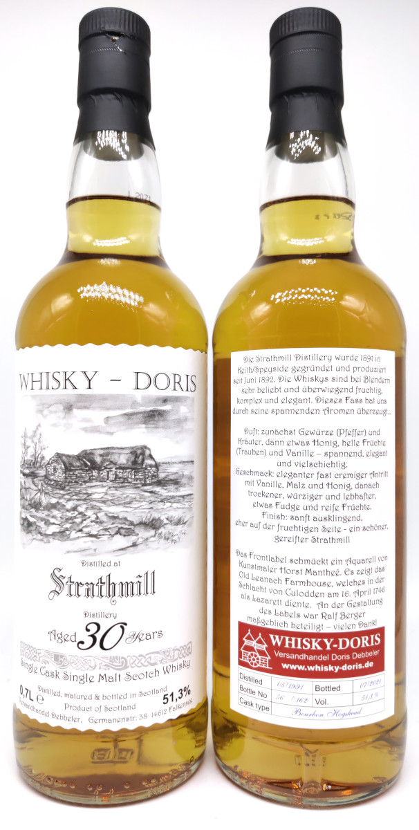 Strathmill 30 Jahre 1991 Whisky-Doris