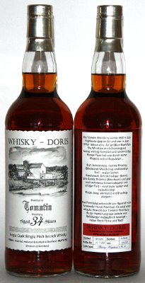 Tomatin 34 Jahre Whisky-Doris dark Sherry Hogshead